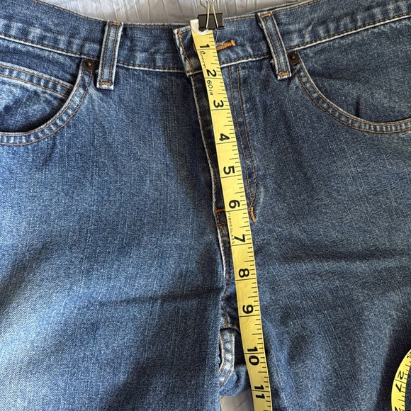 Women’s Calvin Kline Cropped Jeans With Cuff and Button Fly - Size 10 - Picture 9 of 11